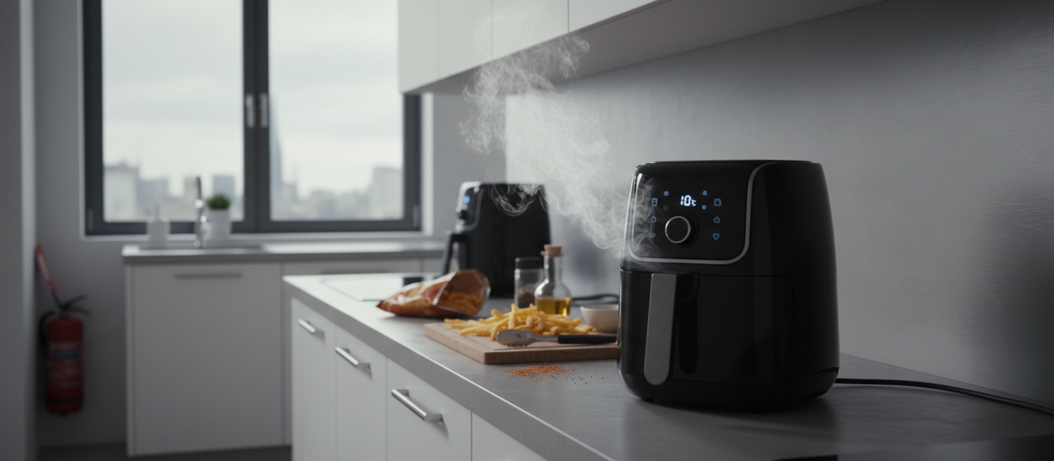 Air fryer qui fume : 3 causes cachées et leurs solutions immédiates