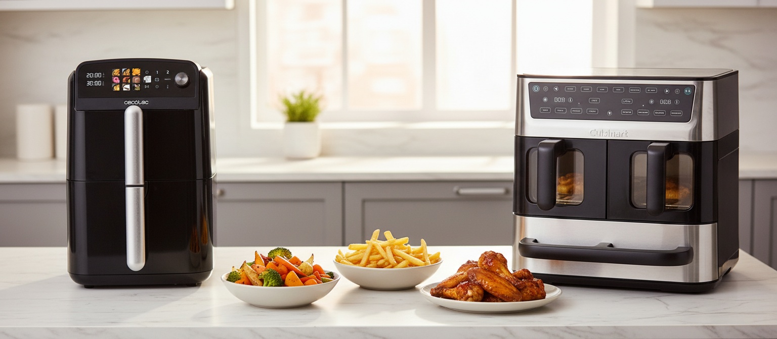 Cecotec DuoLevel 10L vs Cuisinart Tri Zone 13,6L : quel choix pour vos besoins ?