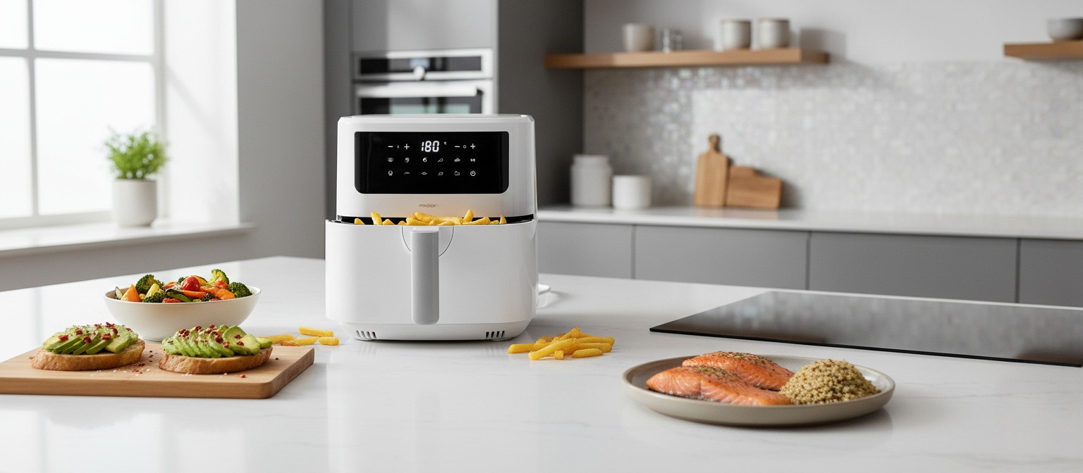 Cuisiner malin avec le MEDION Air Fryer P10 XL Duo : la double résistance qui transforme votre cuisine