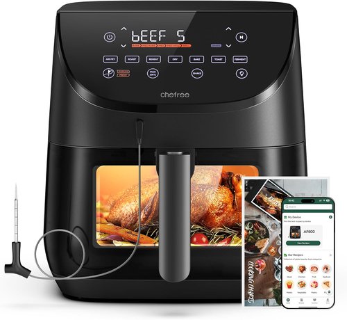 CHEFREE Air Fryer AF500 avec fenêtre d'observation