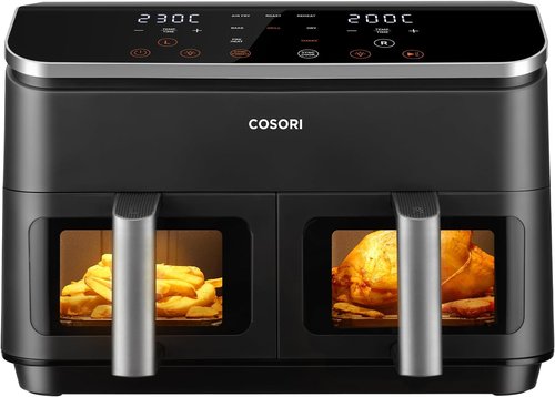 COSORI Air Fryer 8.5L double compartiment